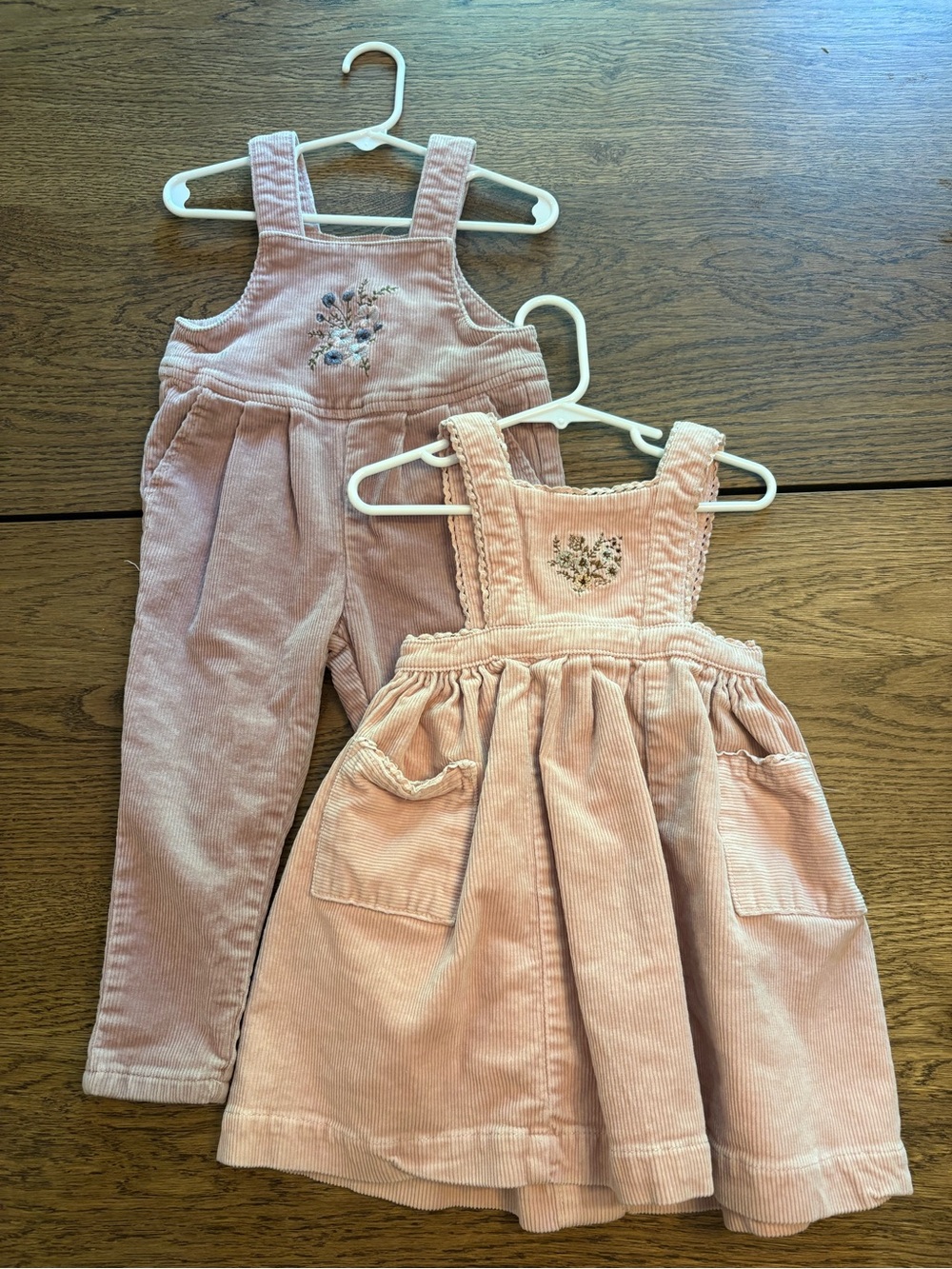 Jamie Kay Corduroy Bundle | Overalls + Dress | 1YR / 18-24M | GUC